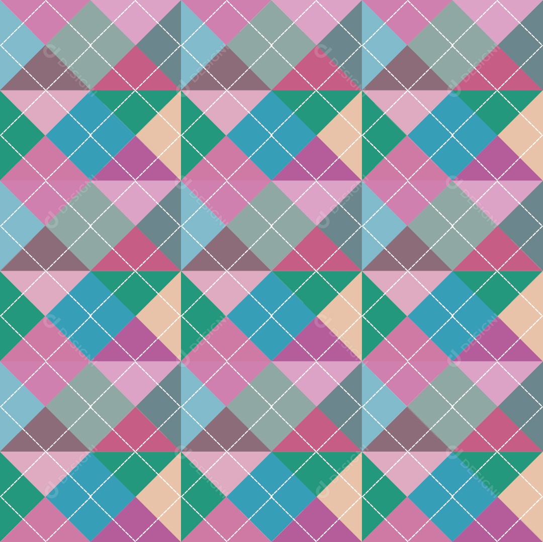 Padrão Geométrico Vetor EPS