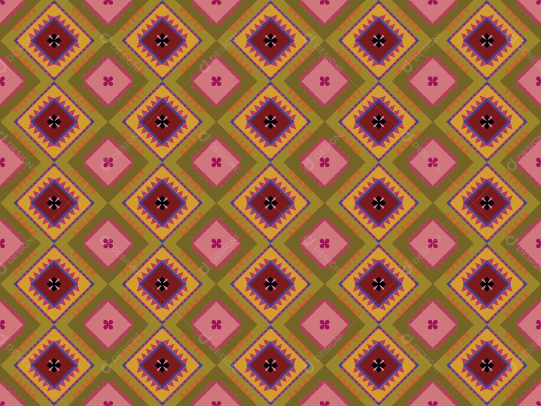 Padrão Geométrico Vetor EPS