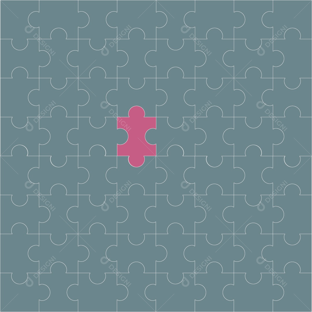 Padrão de Quebra Cabeça Vetor EPS