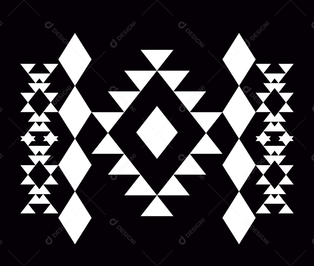 Padrão Geométrico Vetor EPS