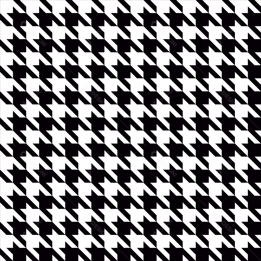 Padrão de Houndstooth Vetor EPS