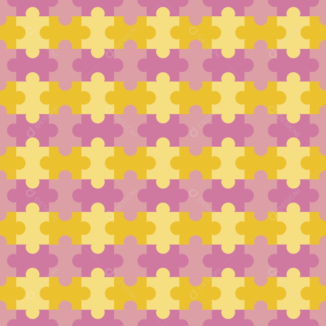 Padrão de Quebra Cabeça Vetor EPS