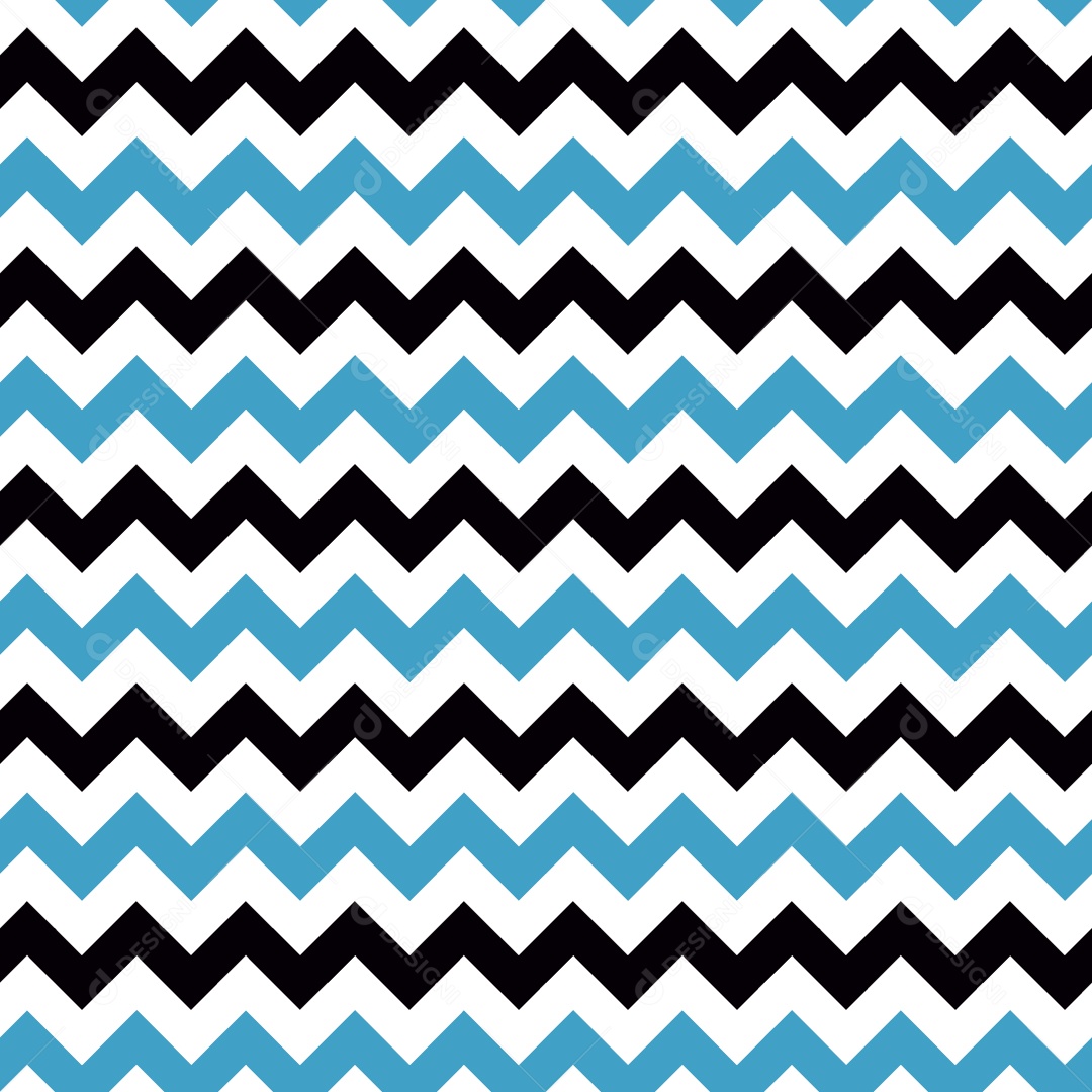 Padrão de Linhas em Zigue-zague Vetor EPS