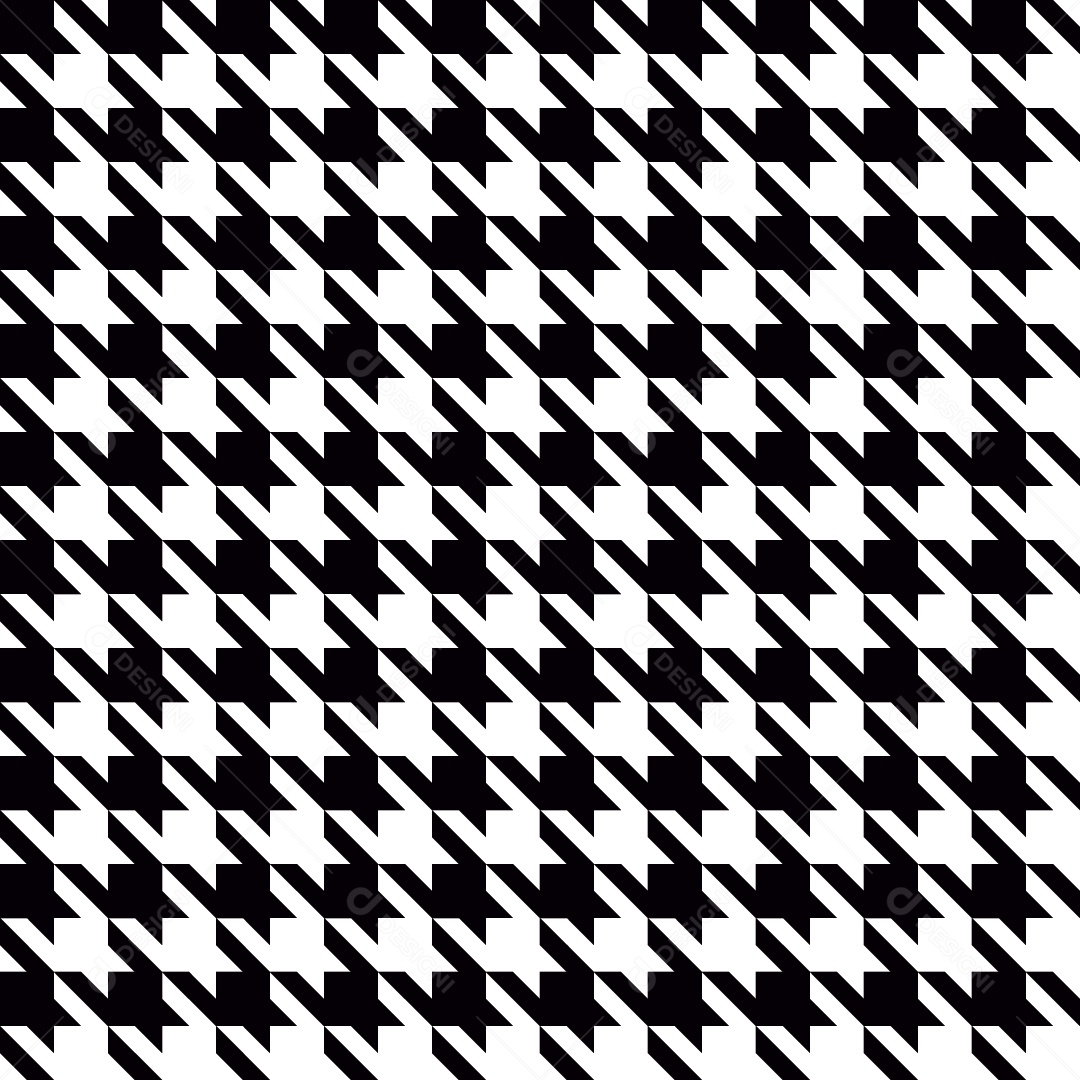 Padrão Houndstooth Vetor EPS