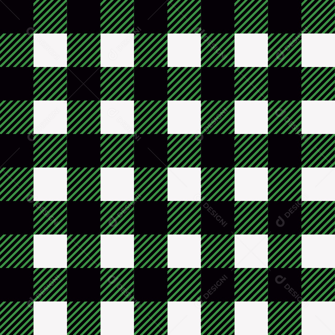 Padrão em Xadrez Vetor EPS