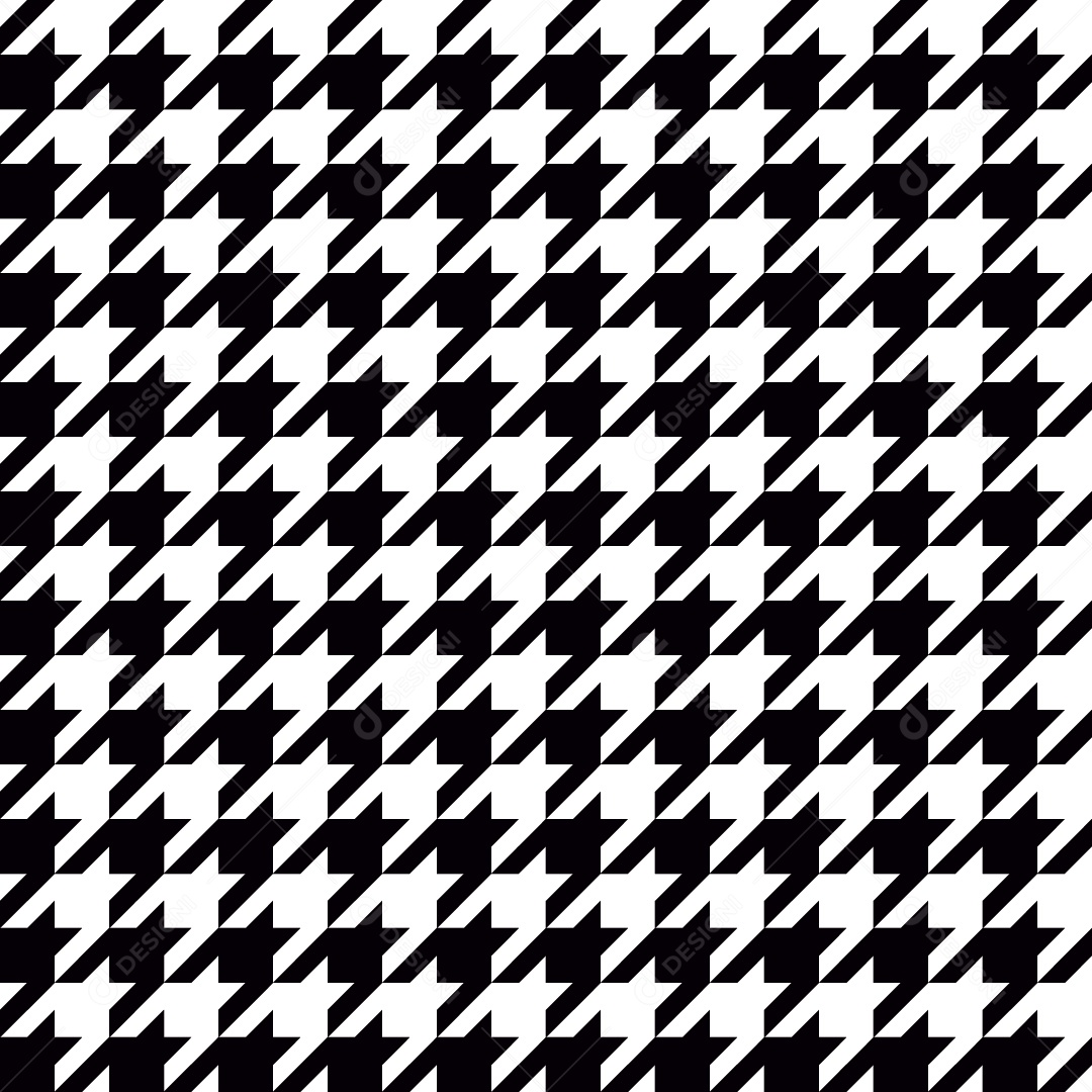 Padrão de Houndstooth Vetor EPS