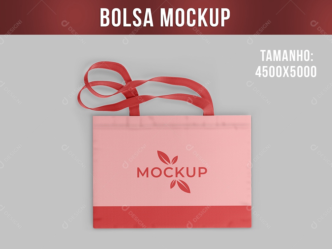Bolsa Mockup Social Media PSD Editável