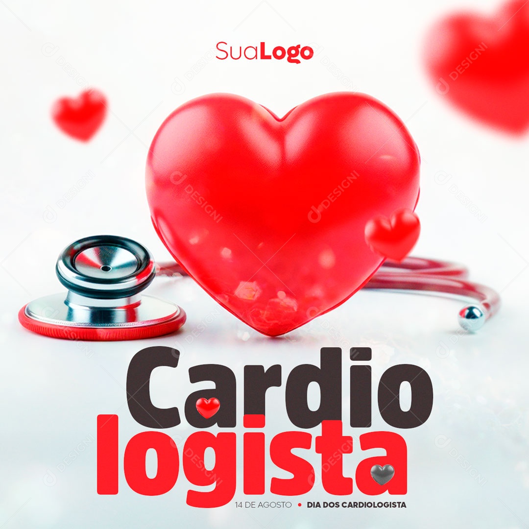 Dia Do Cardiologista Social Media PSD Editável