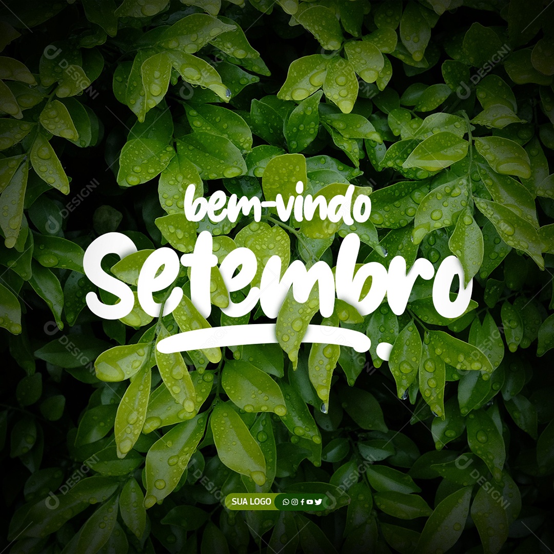 Bem Vindo Setembro Social Media PSD Editável