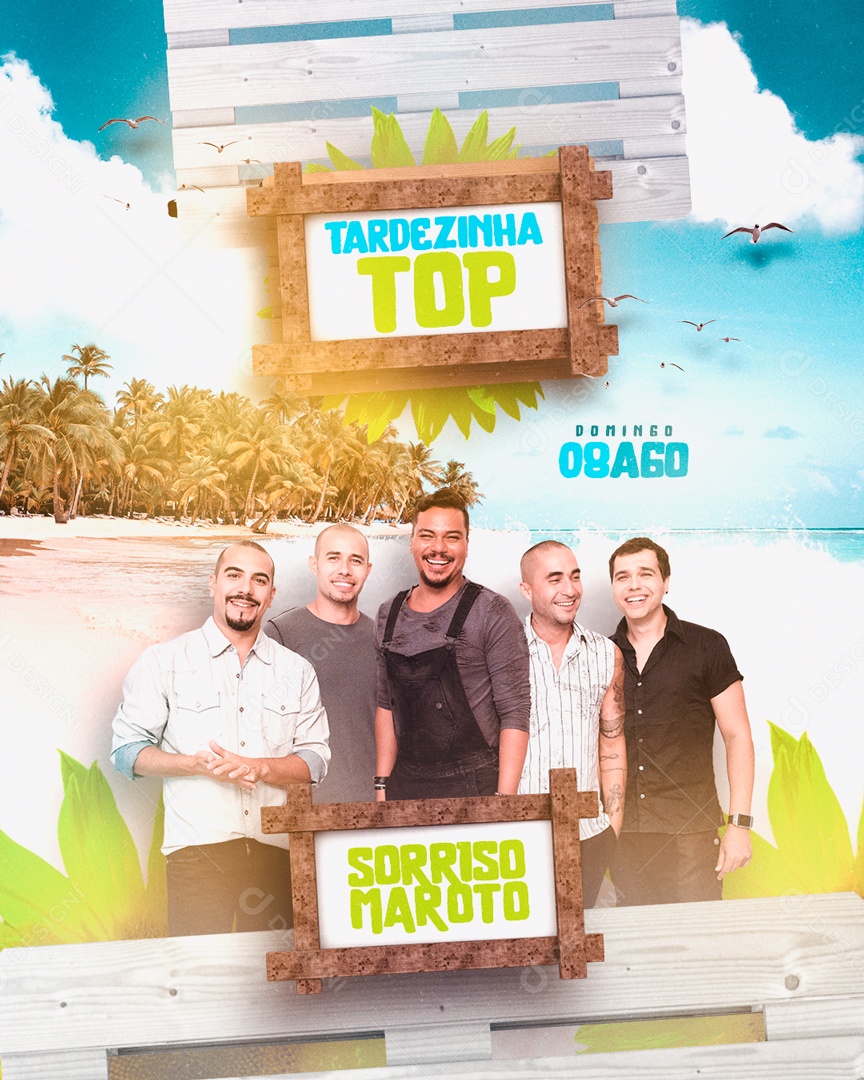 Flyer Tardezinha Top Social Media PSD Editável