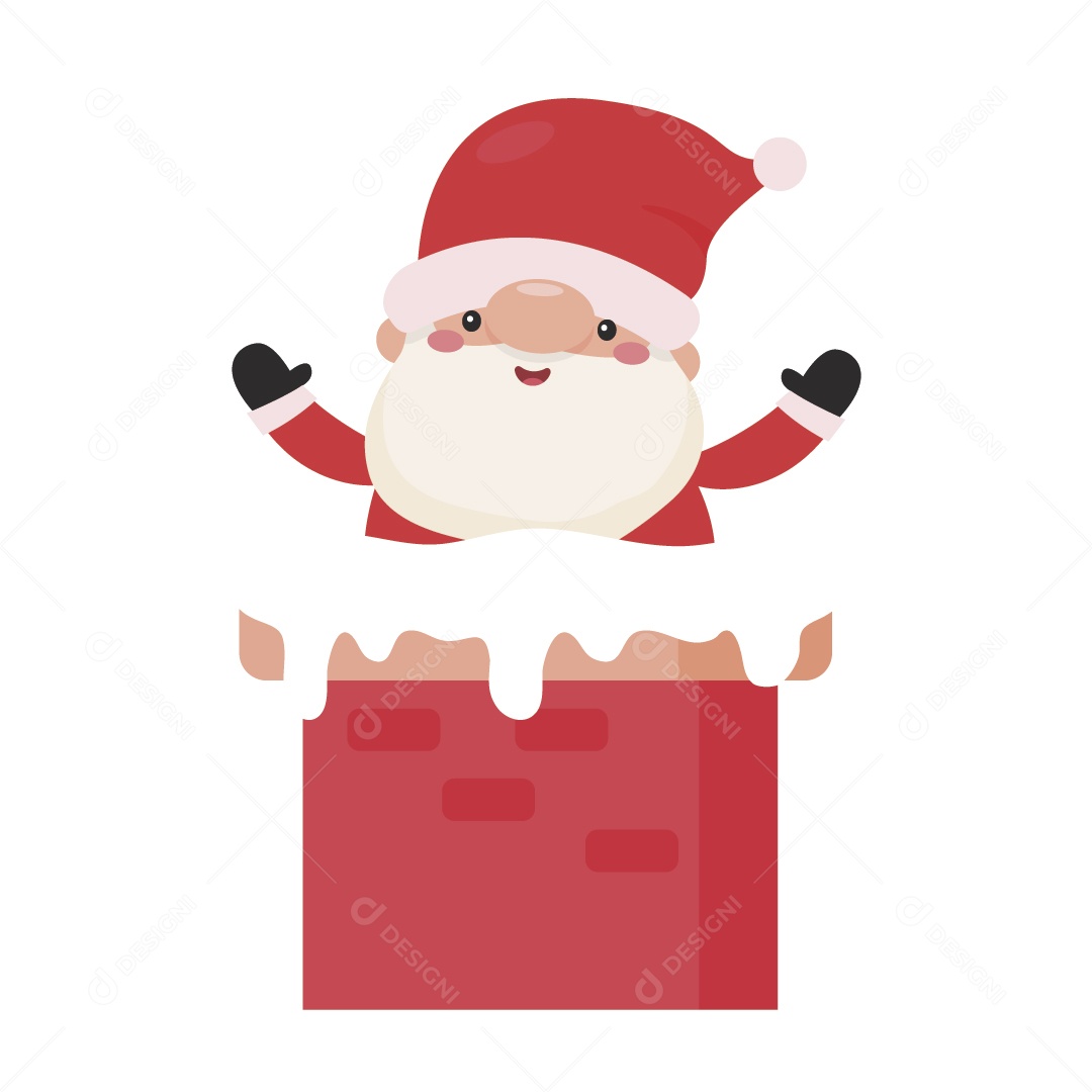 Papai Noel de Natal Ilustração Vetor EPS