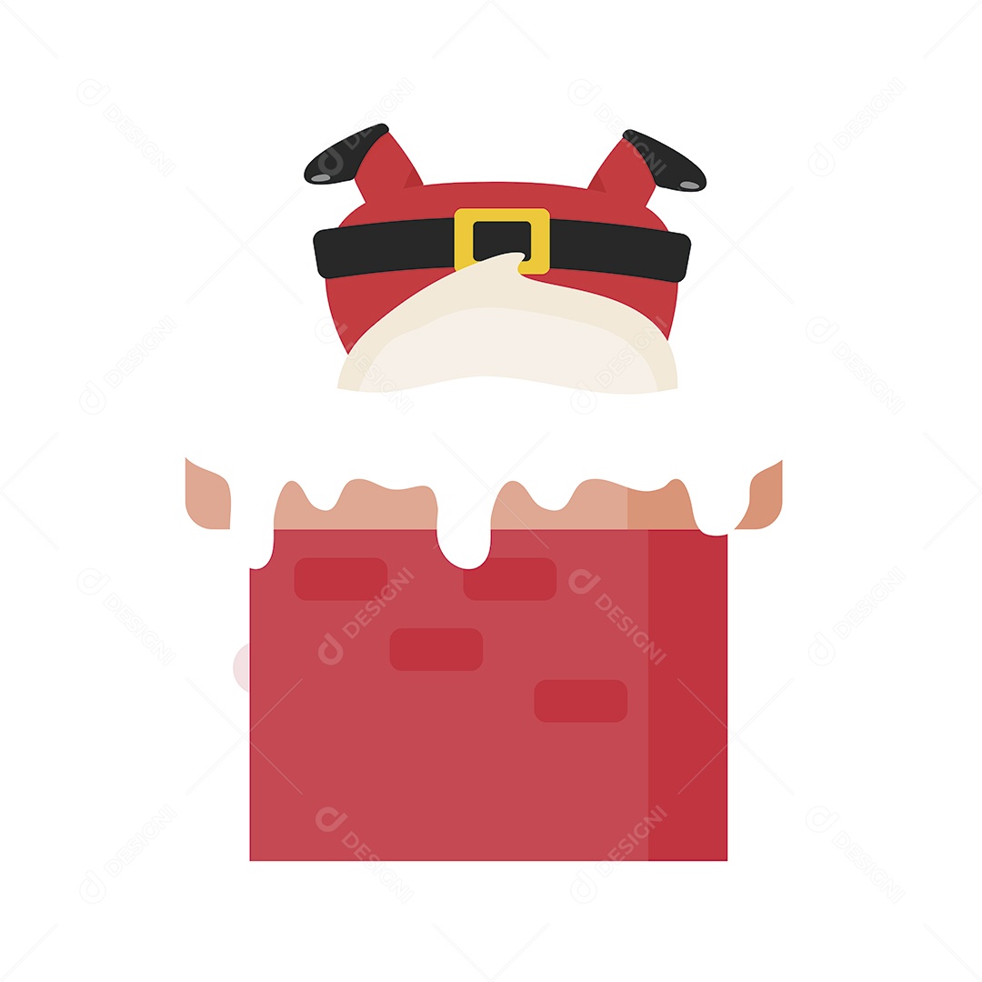 Papai Noel de Natal Ilustração Vetor EPS
