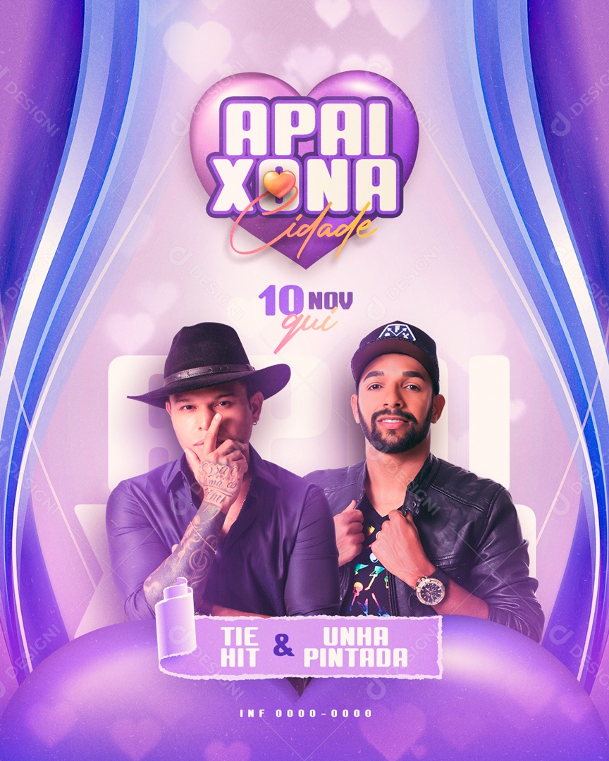 A Pai Xona Cidade Flyer Social Media PSD Editável