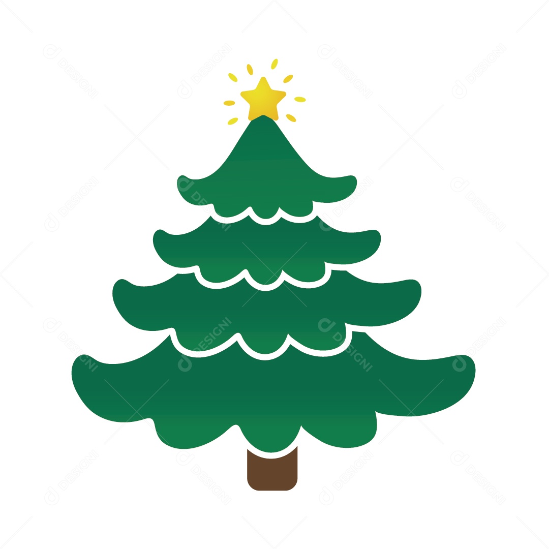 Arvore de Natal Ilustração Vetor EPS