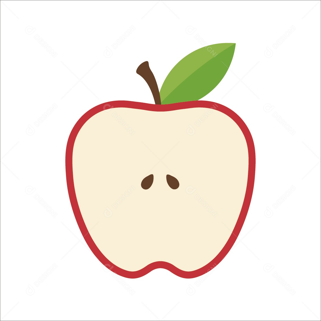 Maçã Ilustração Vetor EPS