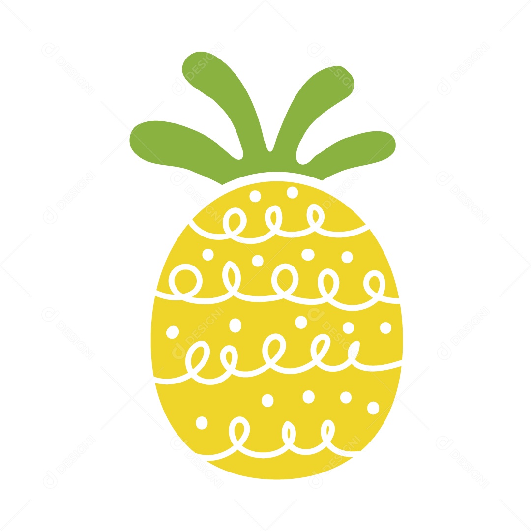 Abacaxi Ilustração Vetor EPS