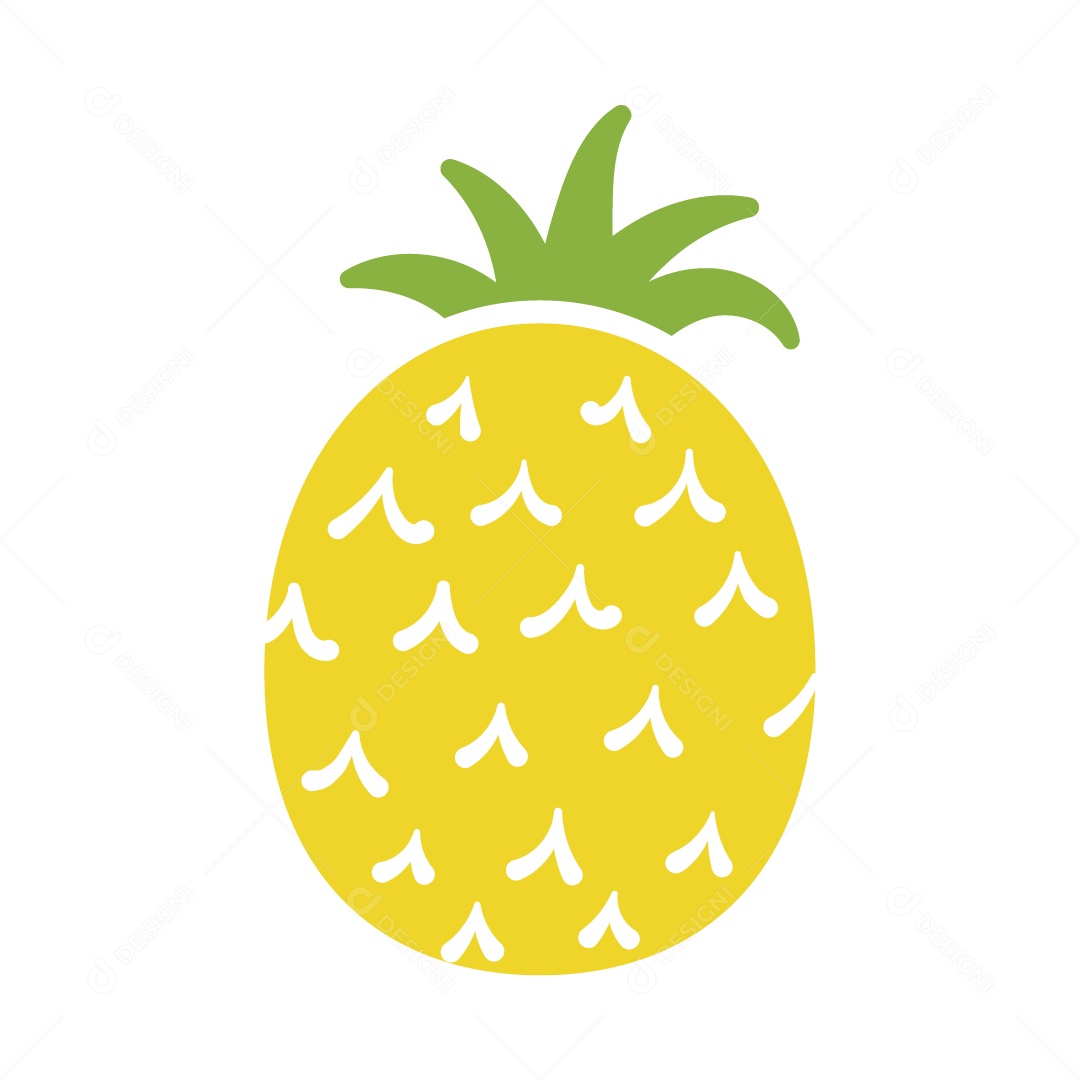 Abacaxi Ilustração Vetor EPS