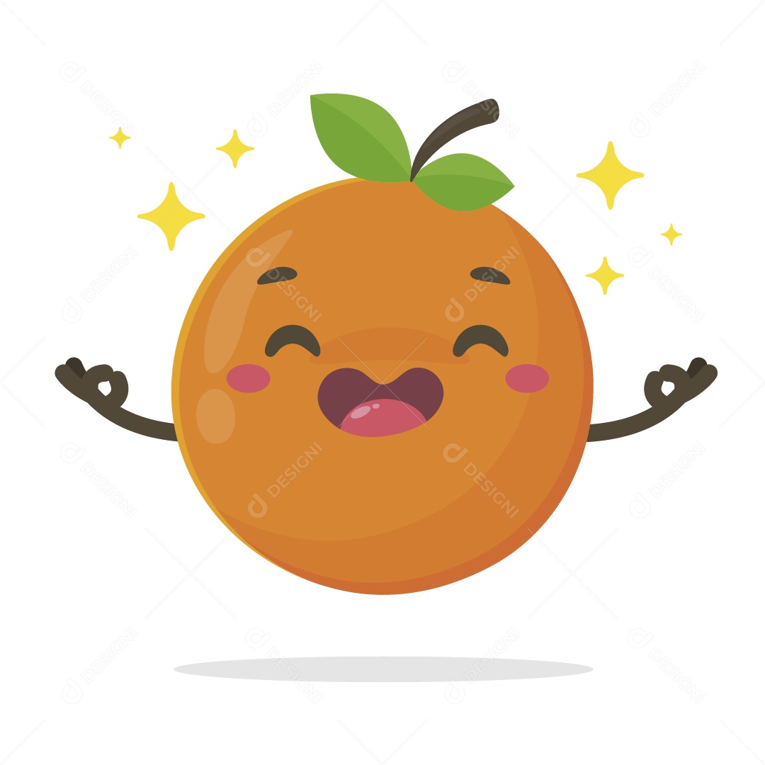 Laranja Ilustração Vetor EPS