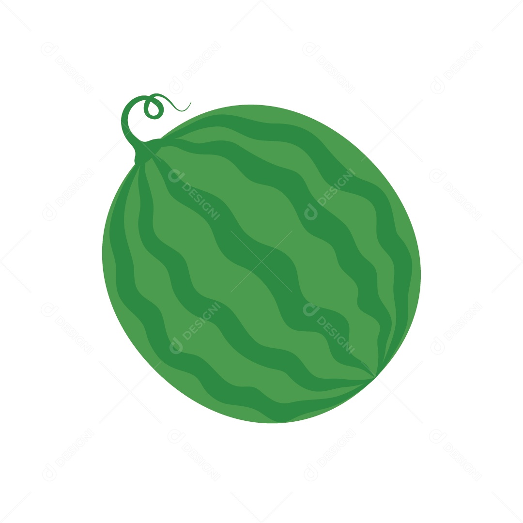 Melancia Ilustração Vetor EPS