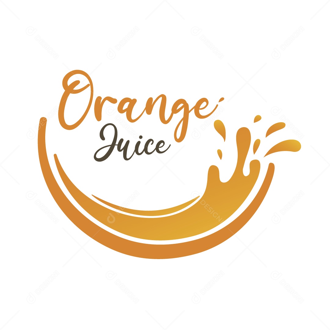 Suco de Laranja Ilustração Vetor EPS