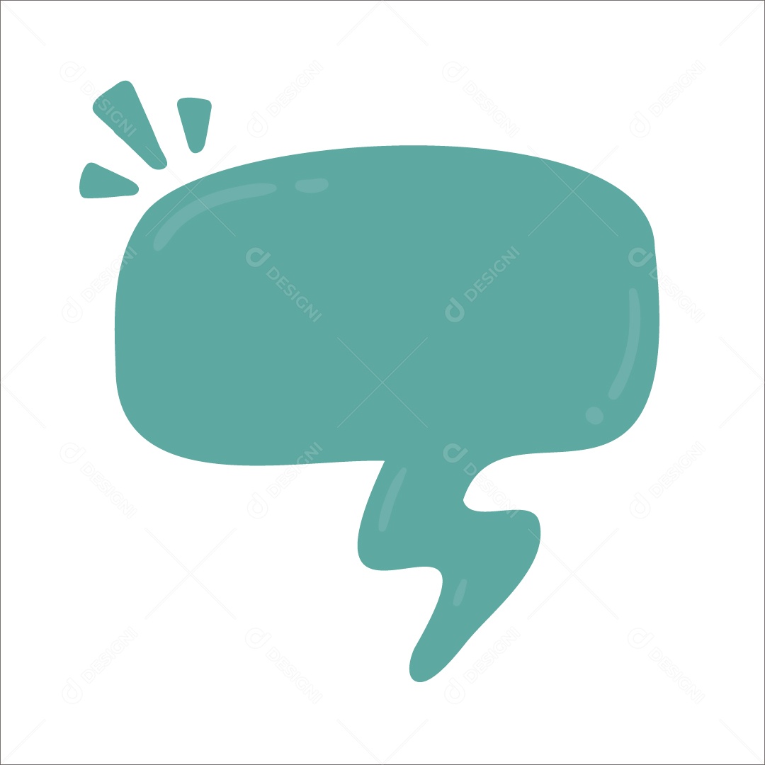 Caixa De Texto Verde Ilustração Vetor EPS