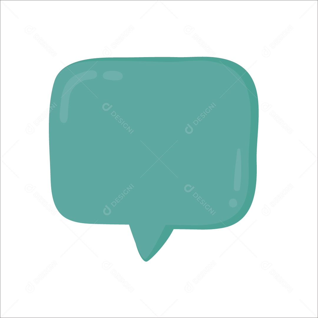 Caixa De Texto Verde Ilustração Vetor EPS