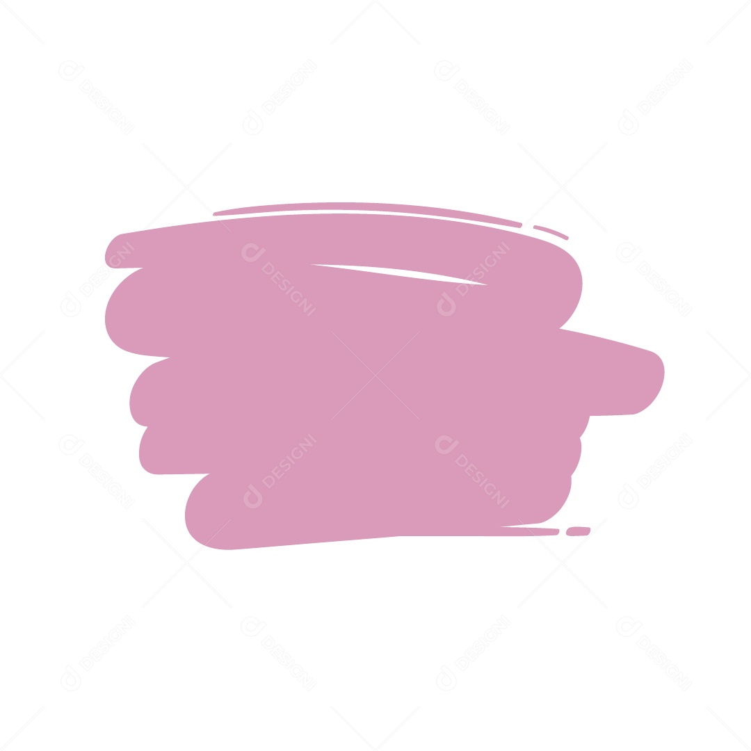 Tinta Rosa Desenhado à Mão Ilustração Vetor EPS