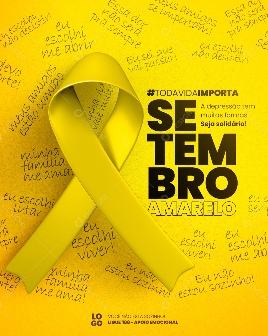 Setembro Amarelo Social Media PSD Editável