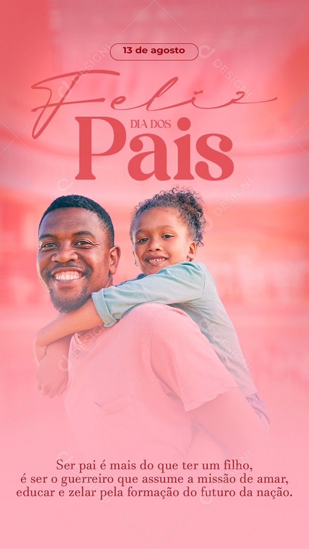 Story Dia Dos Pais Social Media PSD Editável