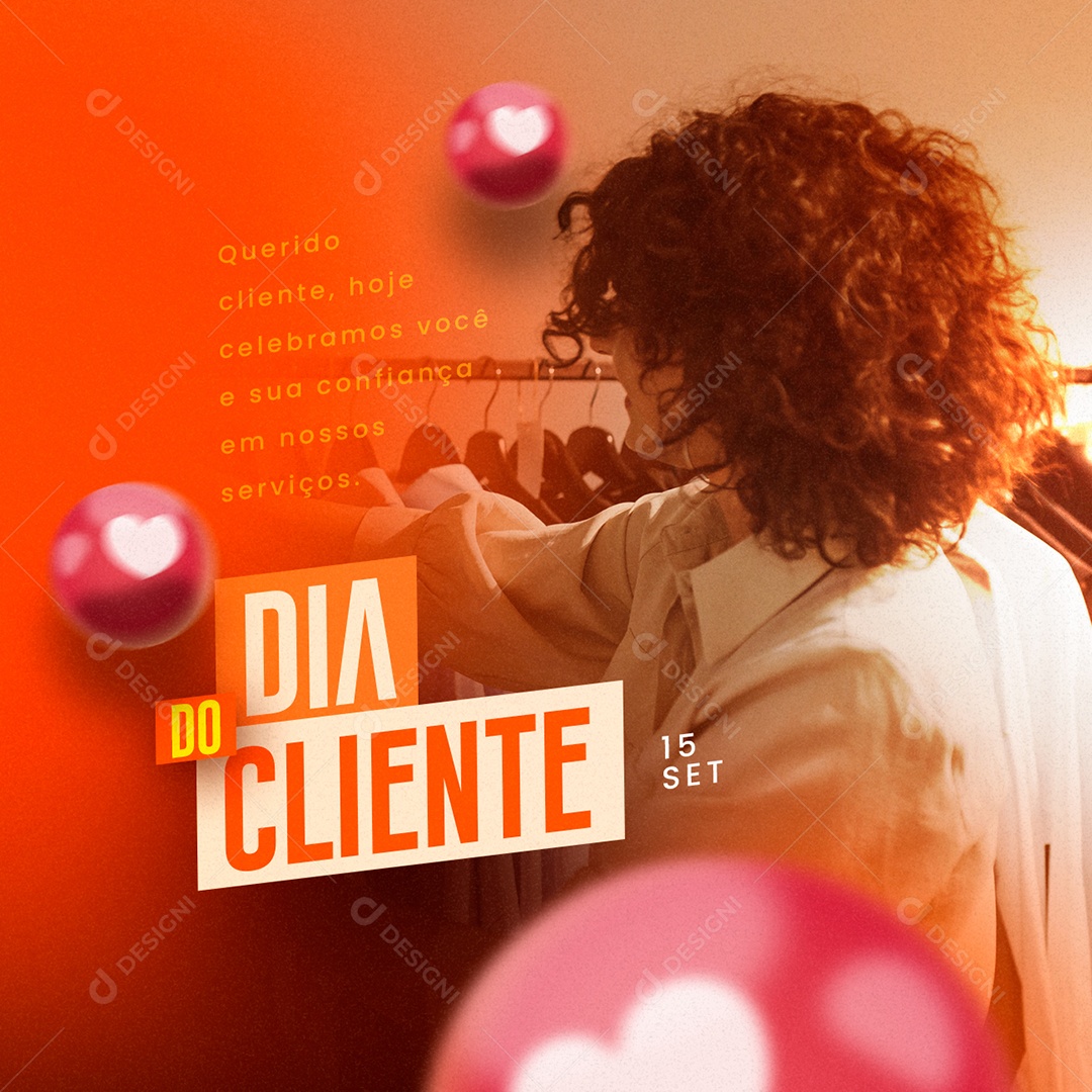 Dia Do Cliente 15 de Setembro Social Media PSD Editável