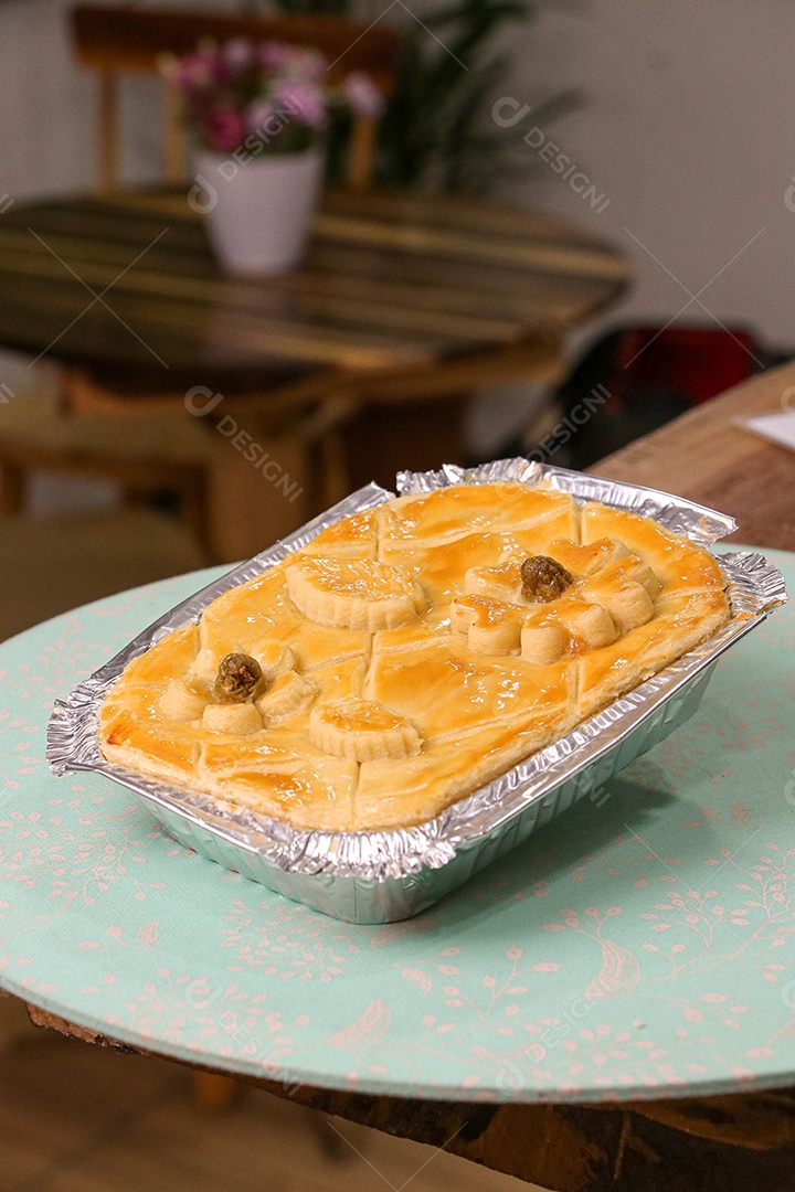 Delicioso empadão de frango