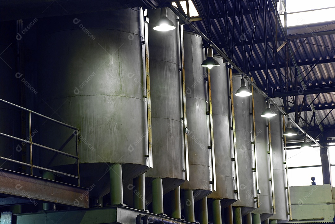 Tanques de água inoxidável para processos de produção