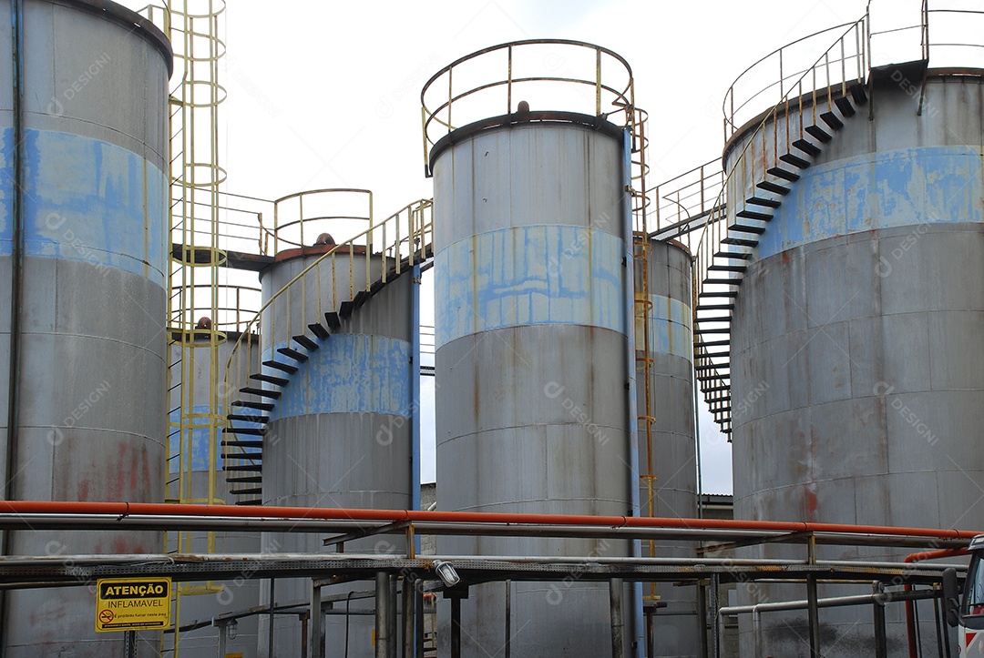 Tanques de água inoxidável para processos de produção