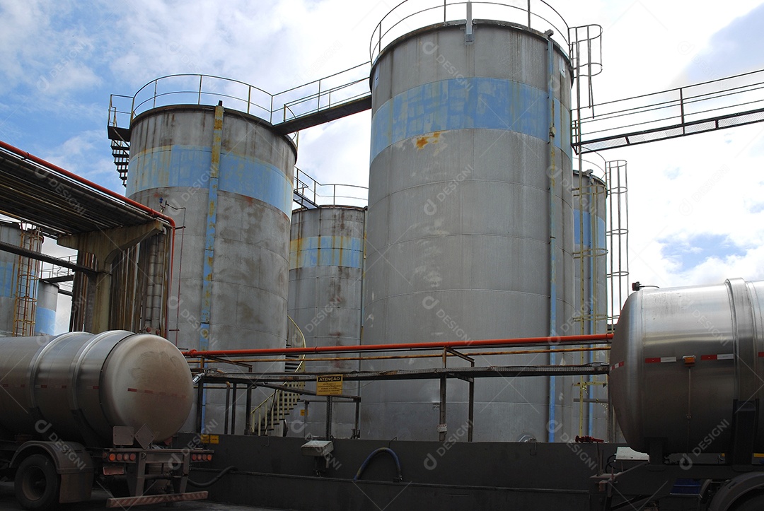 Tanques de água inoxidável para processos de produção