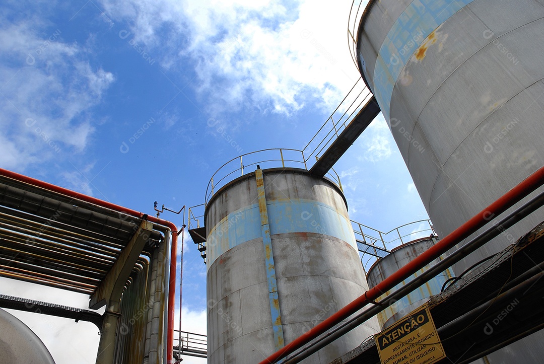 Tanques de água inoxidável para processos de produção