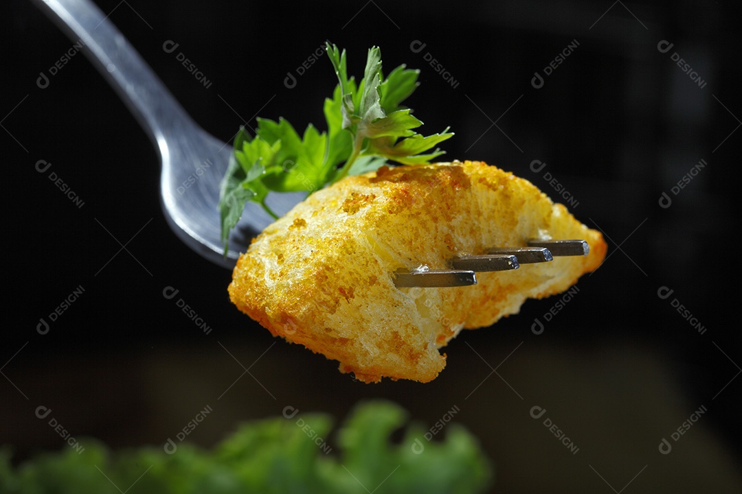 Deliciosa mandioca frita