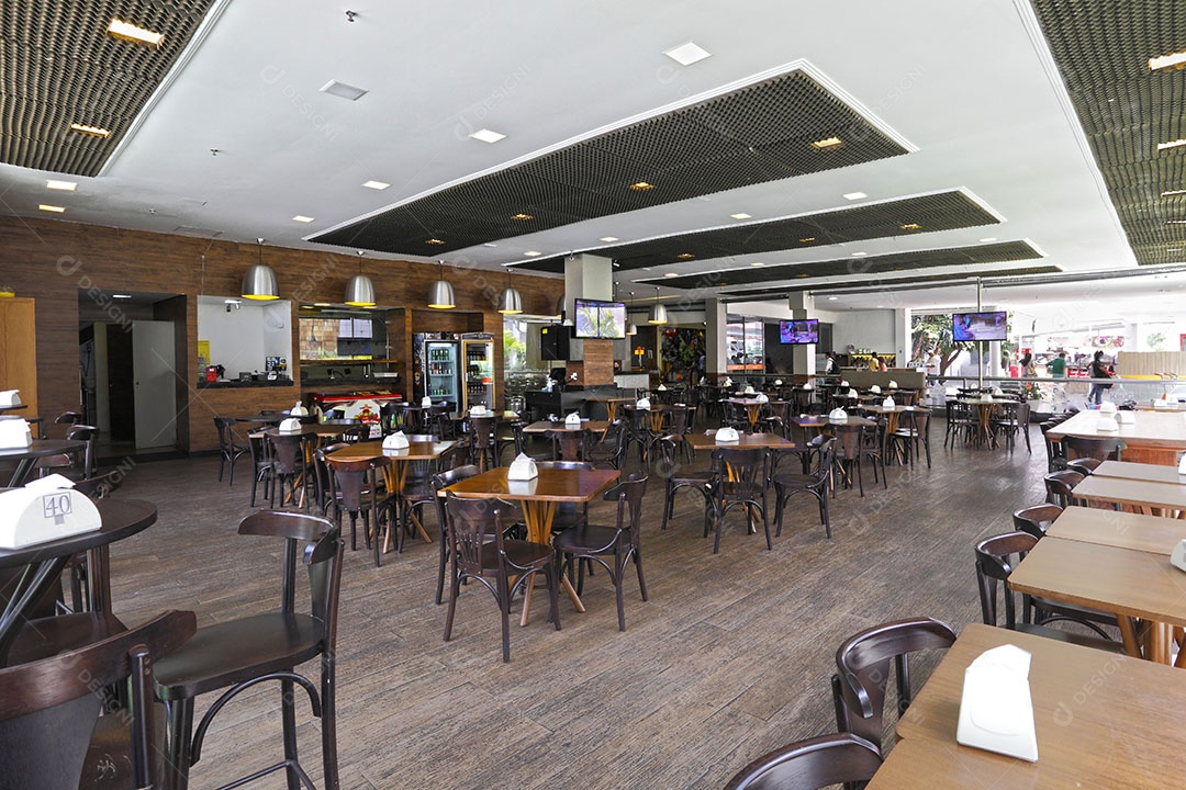 Restaurante e bar moderno