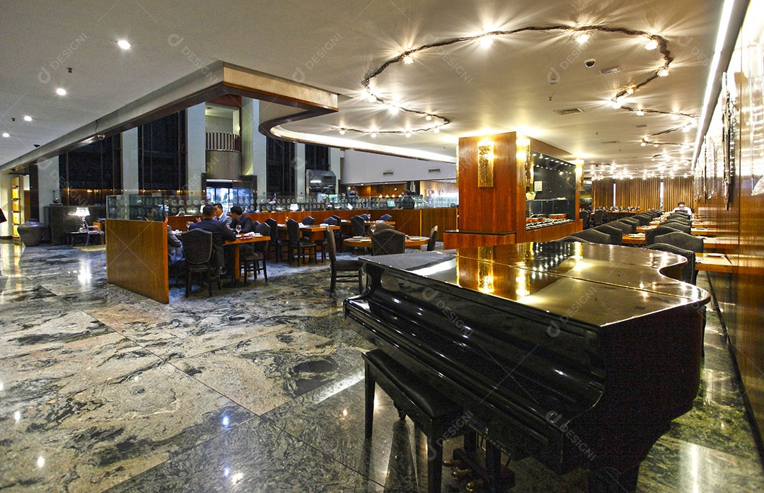 Detalhes de um restaurante moderno