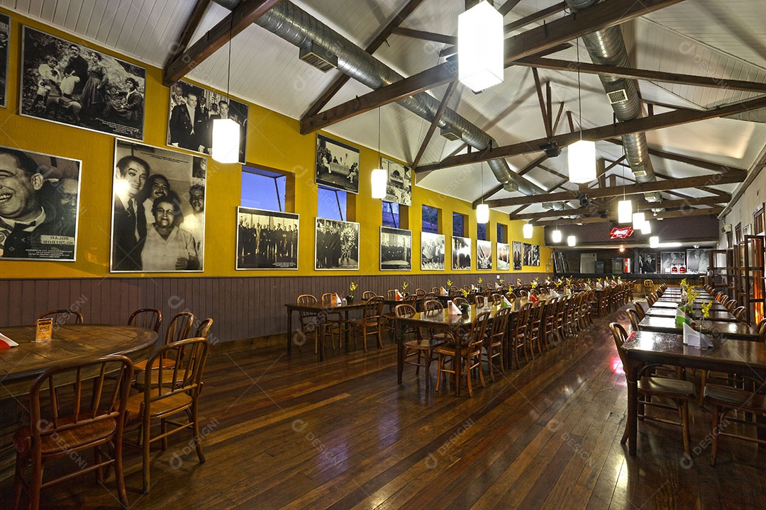 Detalhes de um restaurante moderno