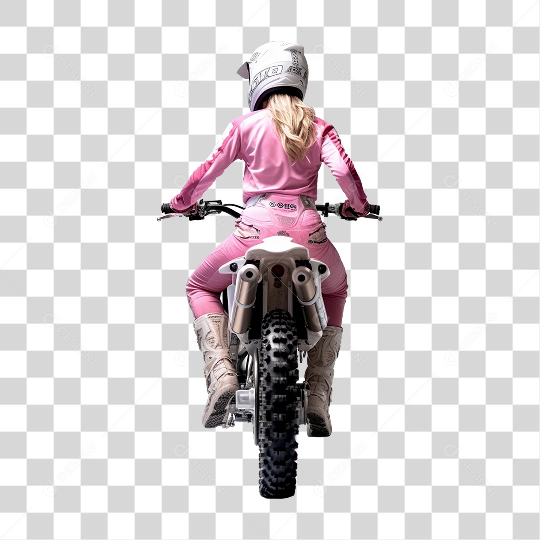 Moto para Corrida de Motocross PNG Transparente