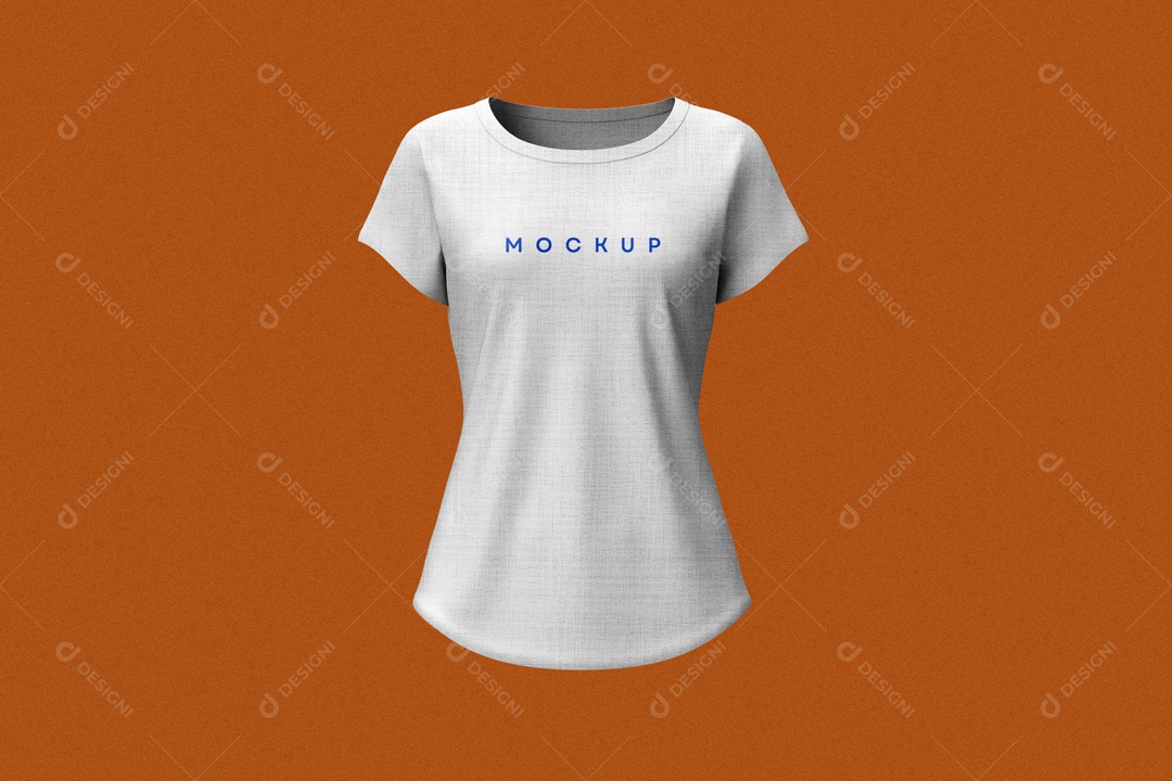 Camisa Mockup Manga Curta Para Composição PSD
