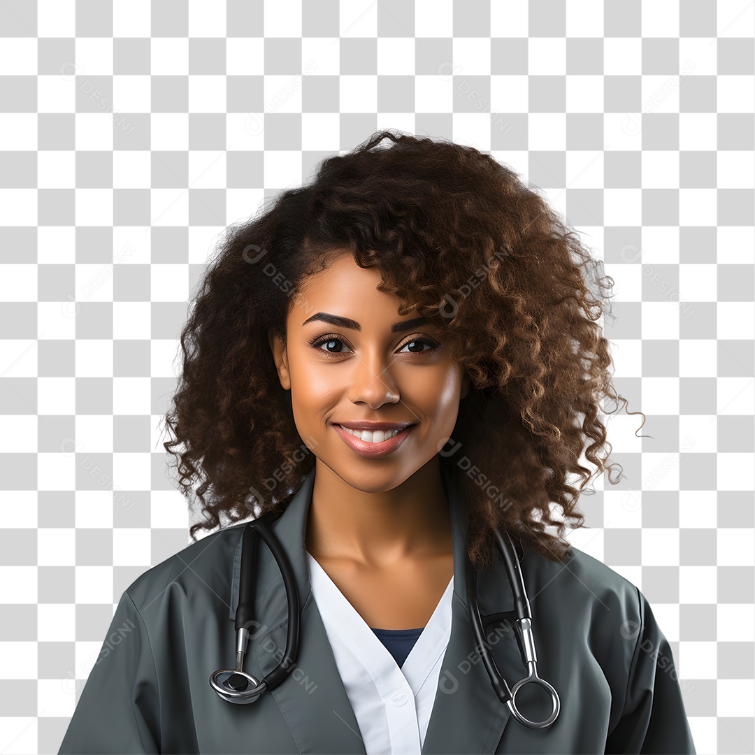 Pediatra de Jaleco Branco PNG Transparente