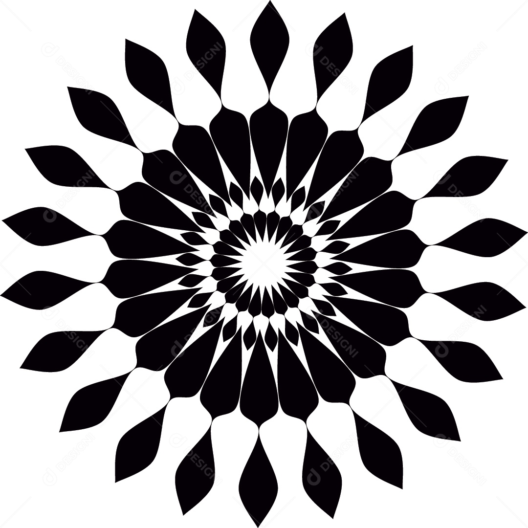 Desenho Mandela Vetor EPS