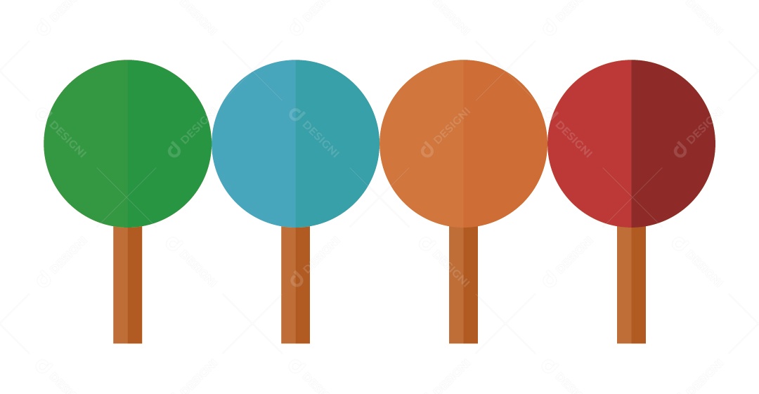 Conjunto de Pirulitos Vetor EPS