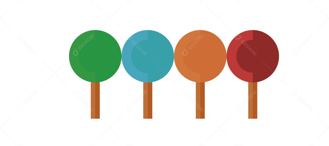 Conjunto de Pirulitos Vetor EPS