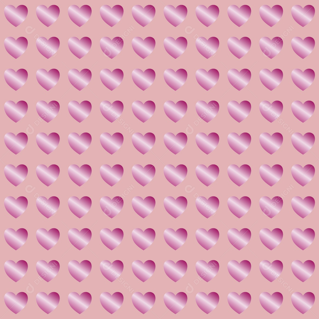Padrão de Corações Vetor EPS