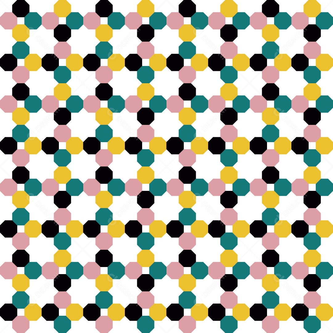 Padrão de Círculos Vetor EPS