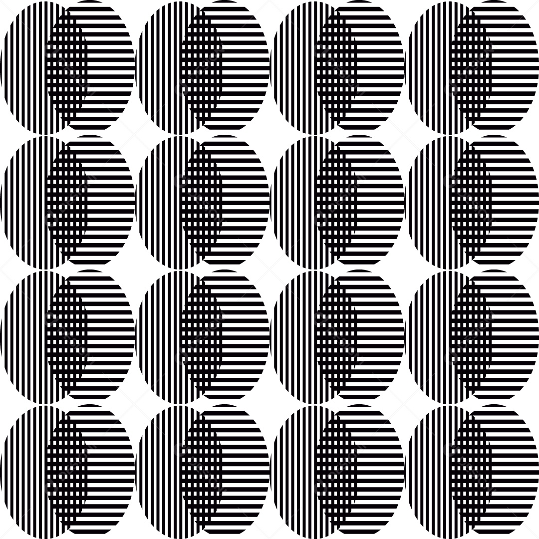 Padrão em Preto e Branco Vetor EPS