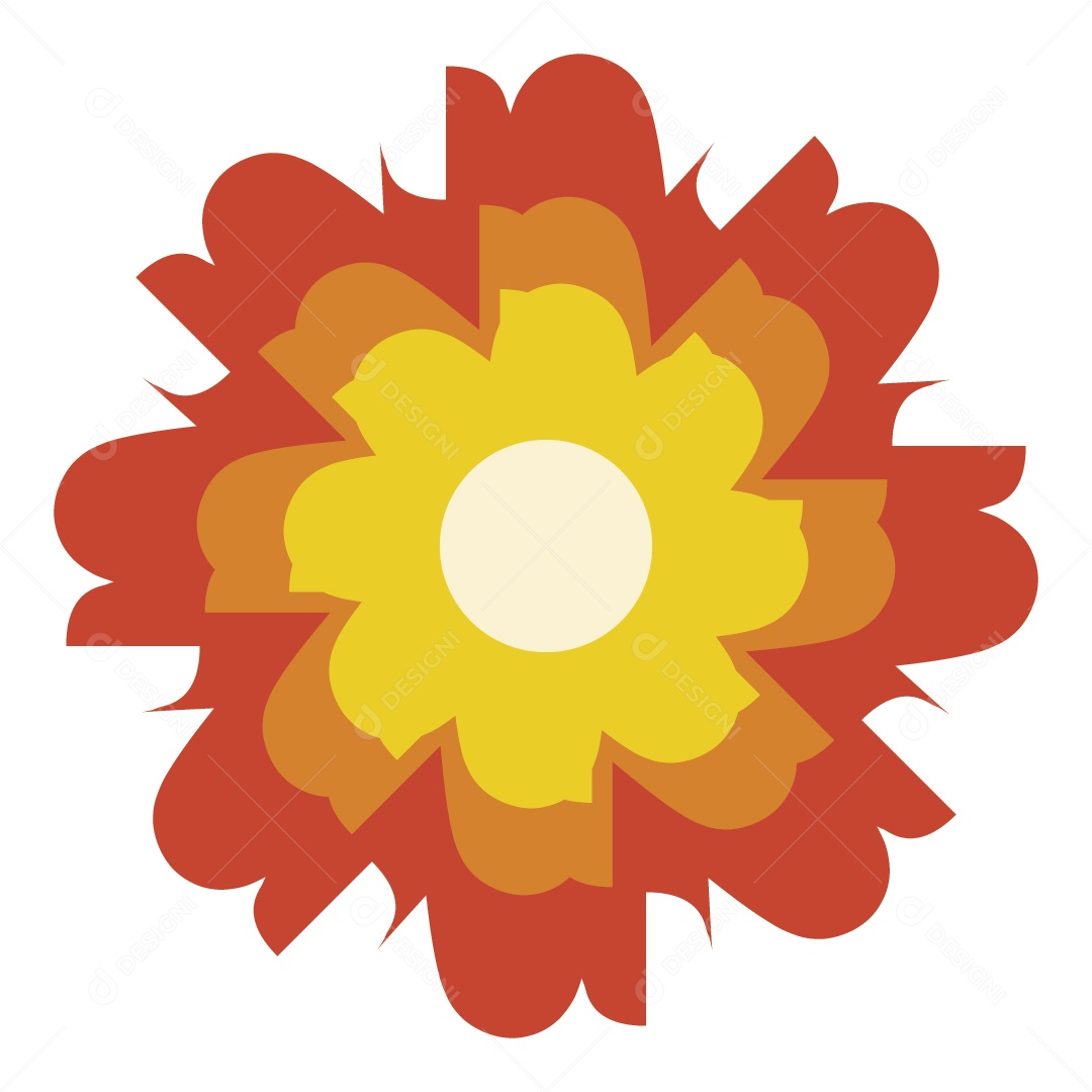 Flor Ilustração Vetor EPS