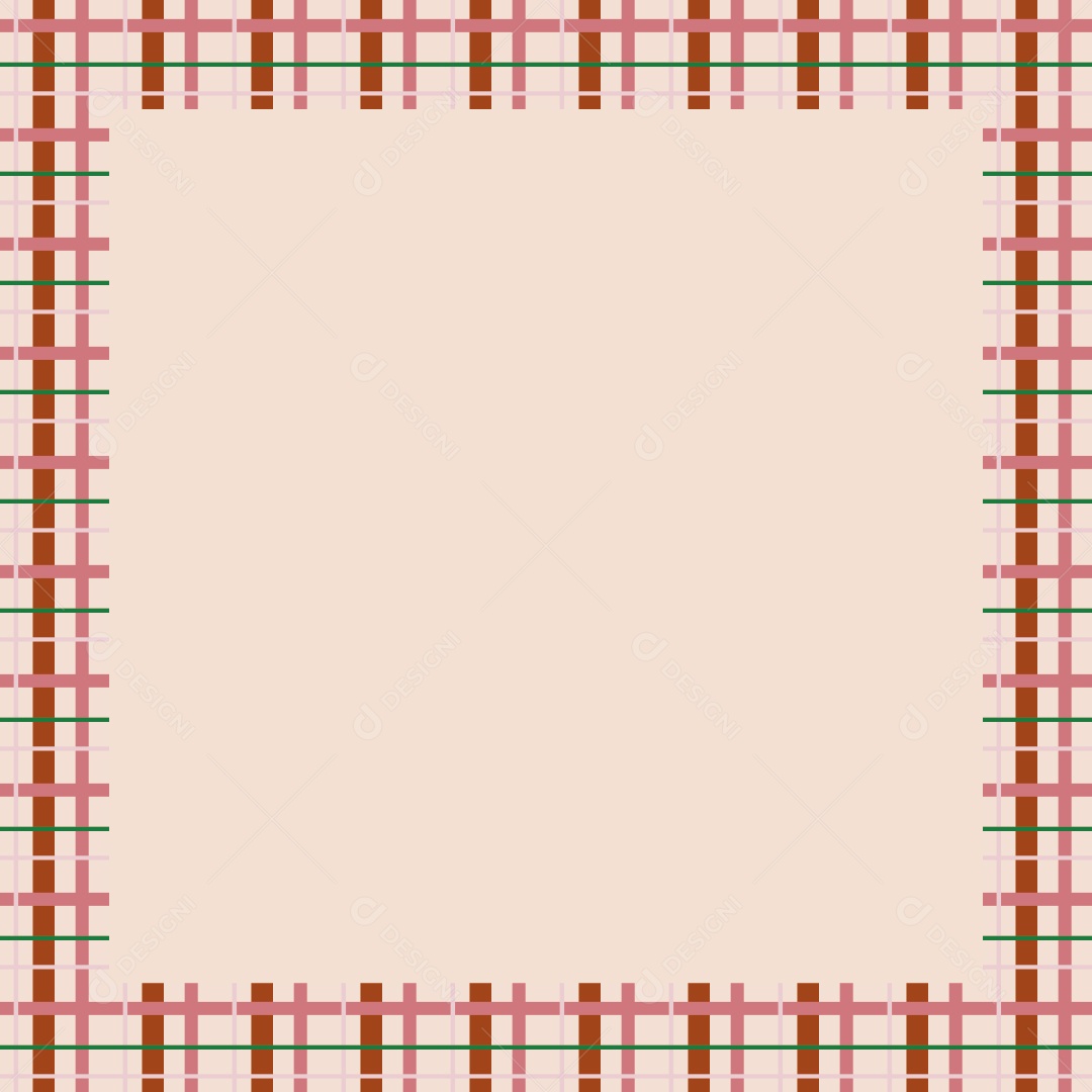 Moldura de Xadrez Vetor EPS